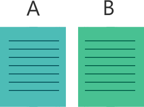 side-by-side difference