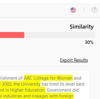 Text Side By Side Comparison Results